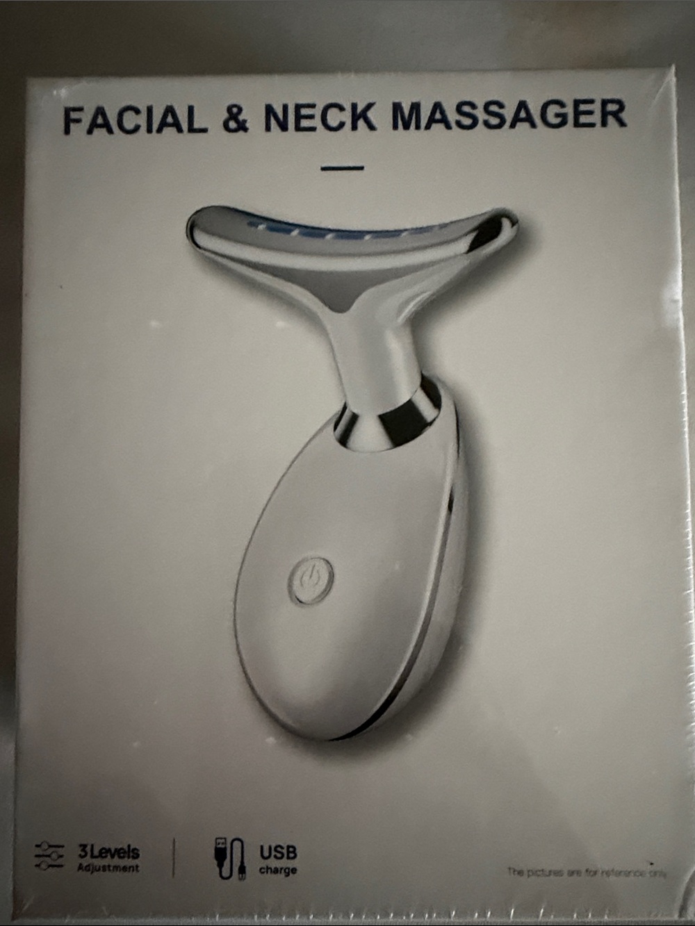 Facial & Neck Massager - White - Unbranded